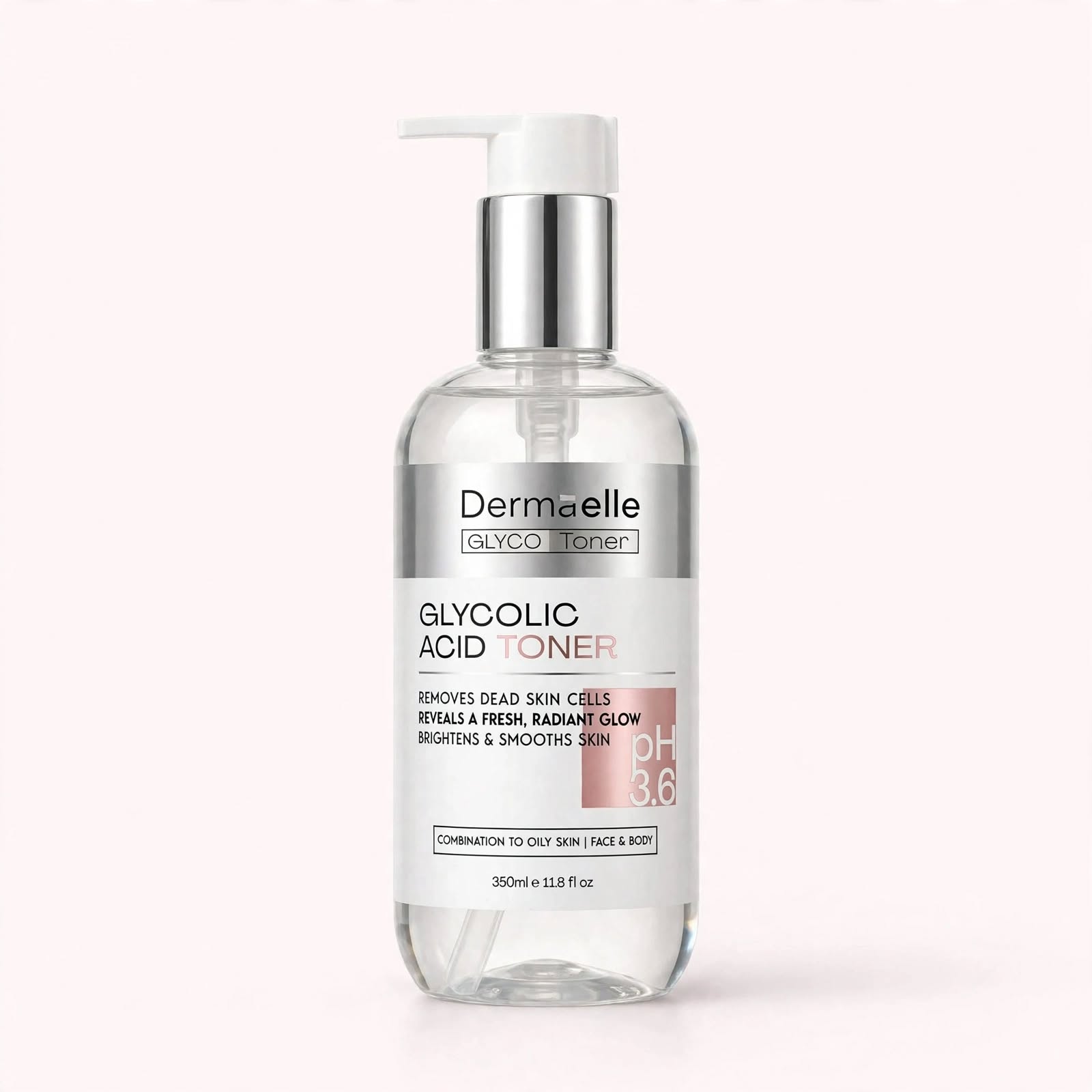 ديرما إيل جليكو تونر - تونر حمض الجليكوليك pH 3.6 - للوجه والجسم - 350 مل 1